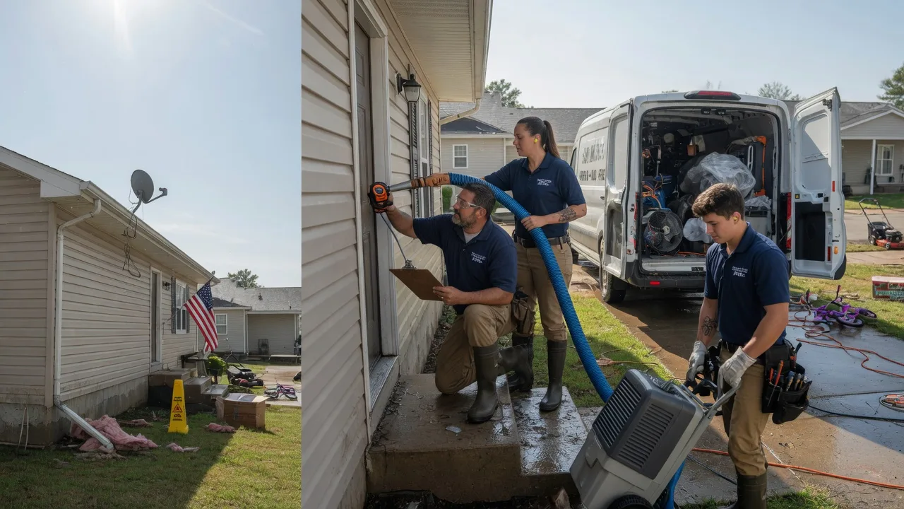 Ceiling Water Damage Restoration in Amherst, NE near me